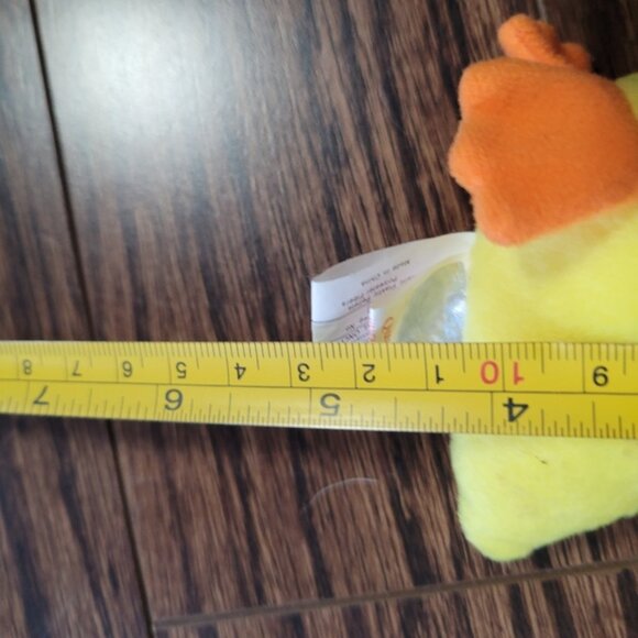 The Jingle Beanie Collection 2001 TY Quackers Little Yellow Chickie NEW Vintage - Picture 11 of 13